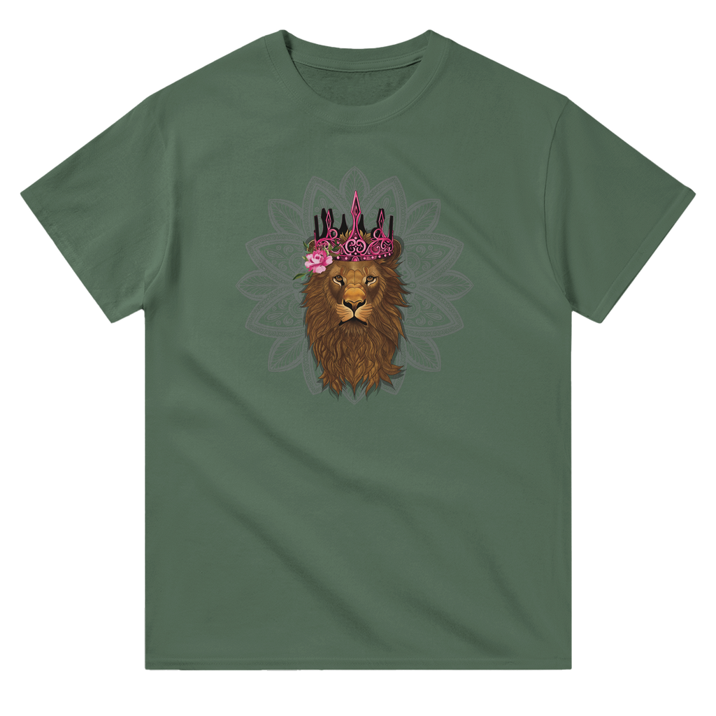 Image of Green Graphic Tee with Leo Sign by AK Pattern Studio 