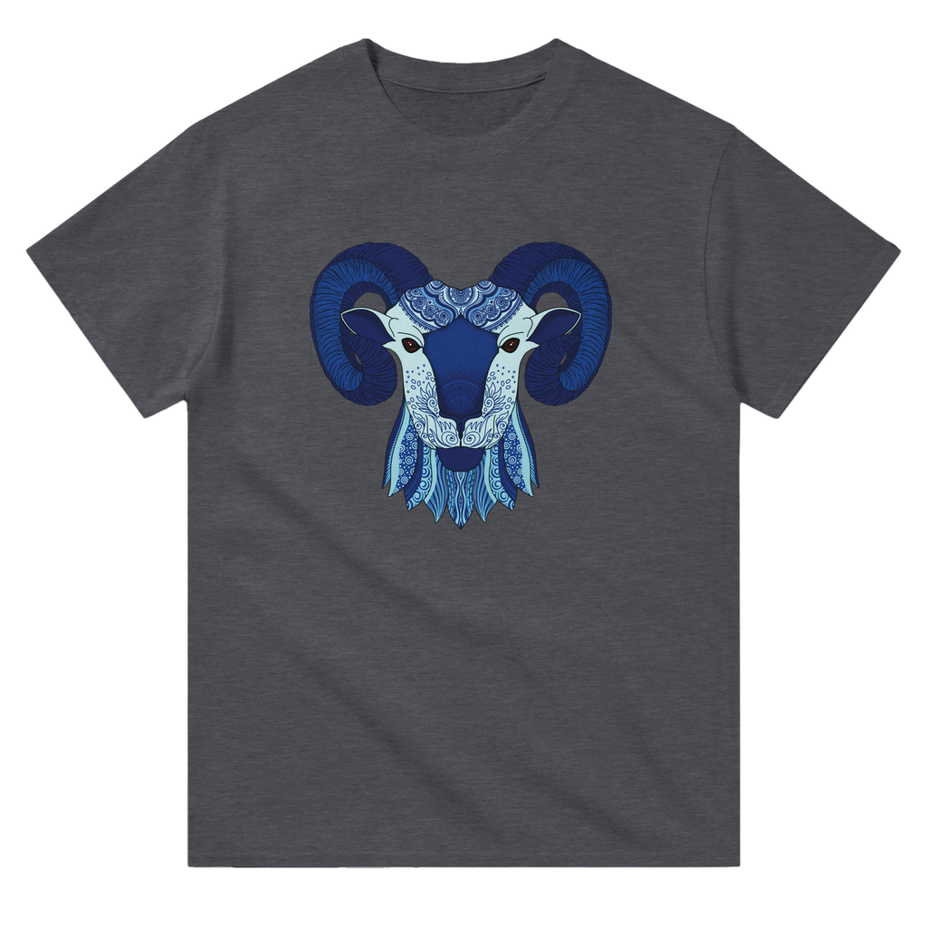 Image of Heather Graphic Tee with Aries Sign by AK Pattern Studio 